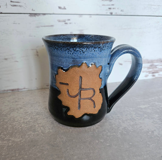 Custom Brand Mug | Black-Blue